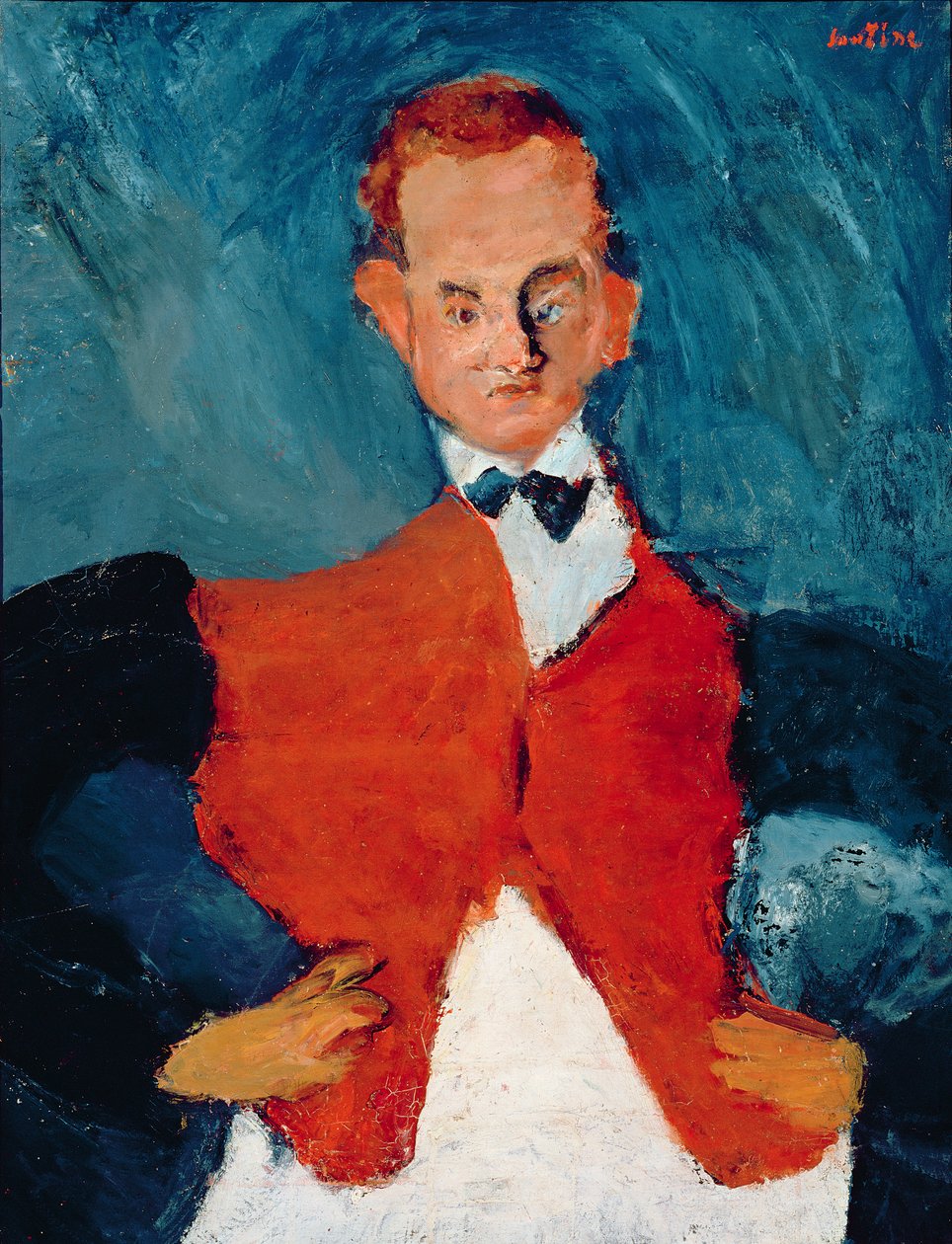 Kelner z obsługą pokojową autorstwa Chaim Soutine