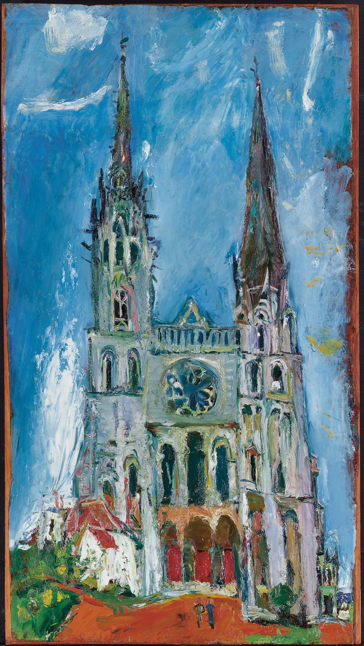 Katedra w Chartres, 1933 autorstwa Chaim Soutine