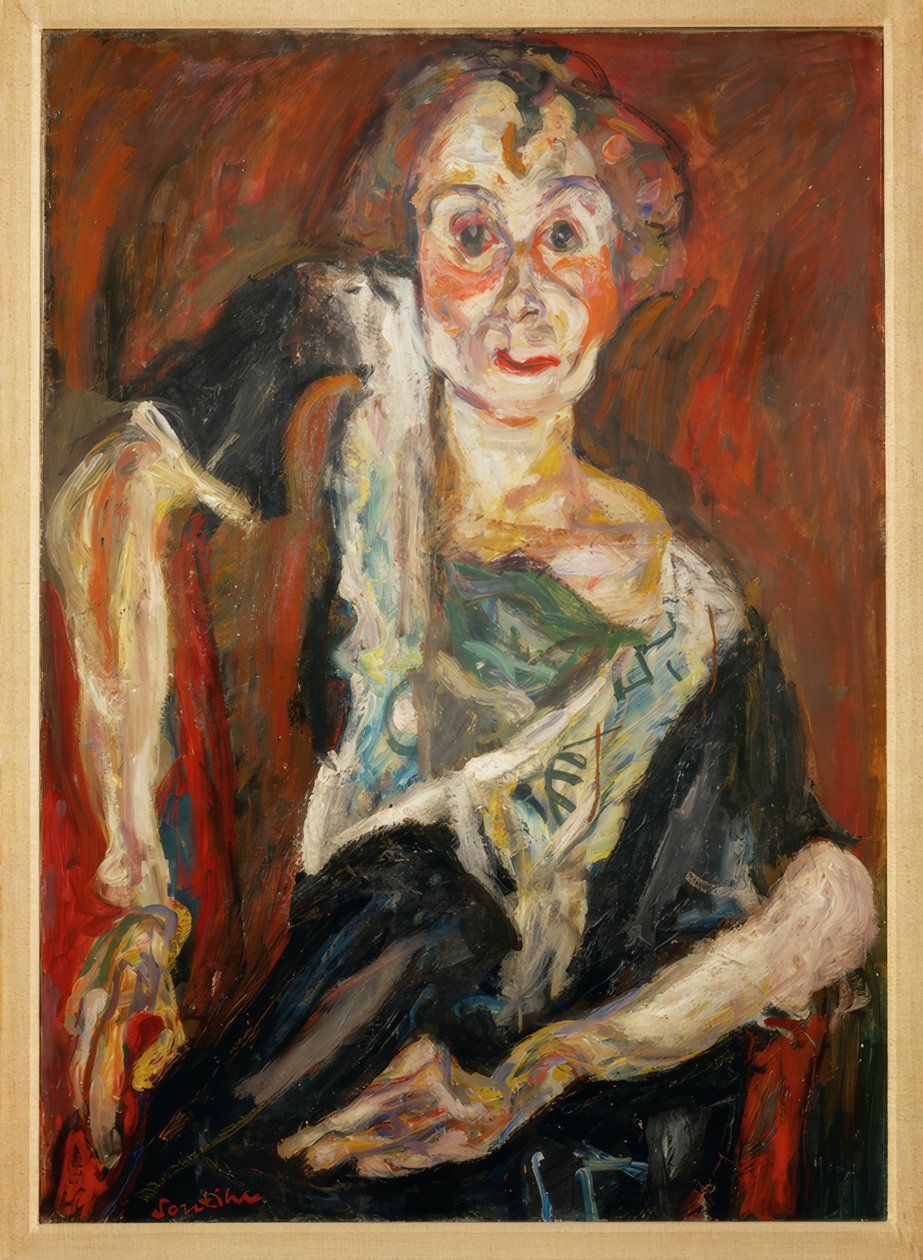 Stara aktorka autorstwa Chaim Soutine