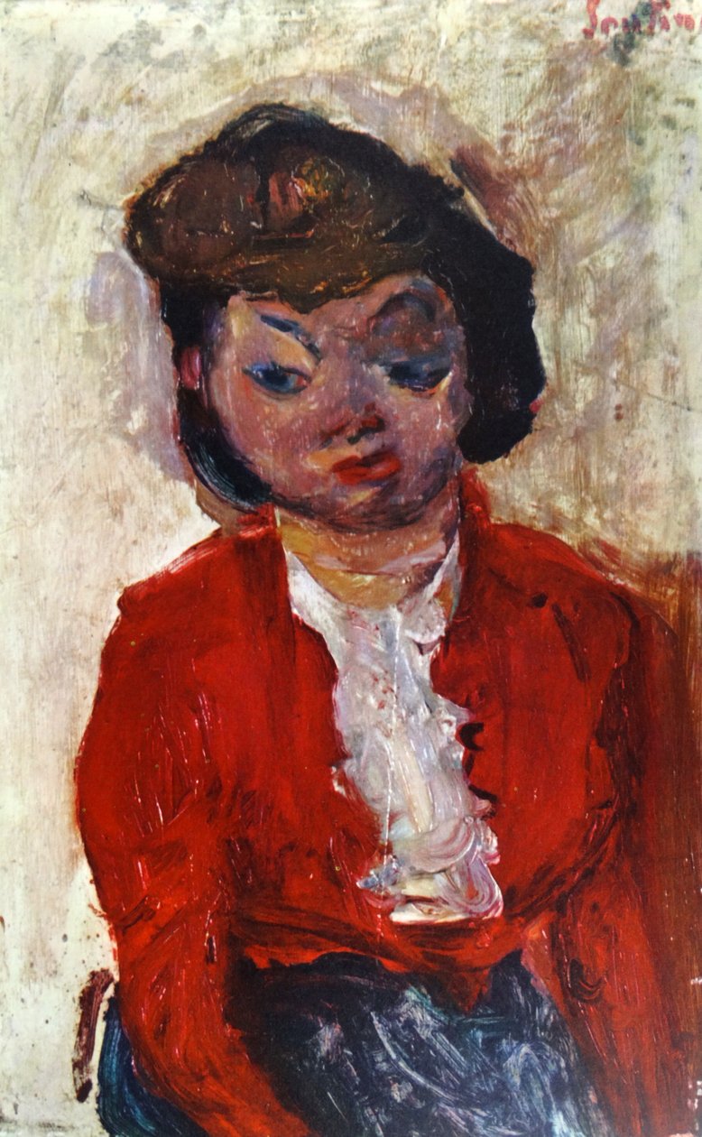 Angielka 1922, autor: Chaïm Soutine (1893 – 1943). autorstwa Chaim Soutine