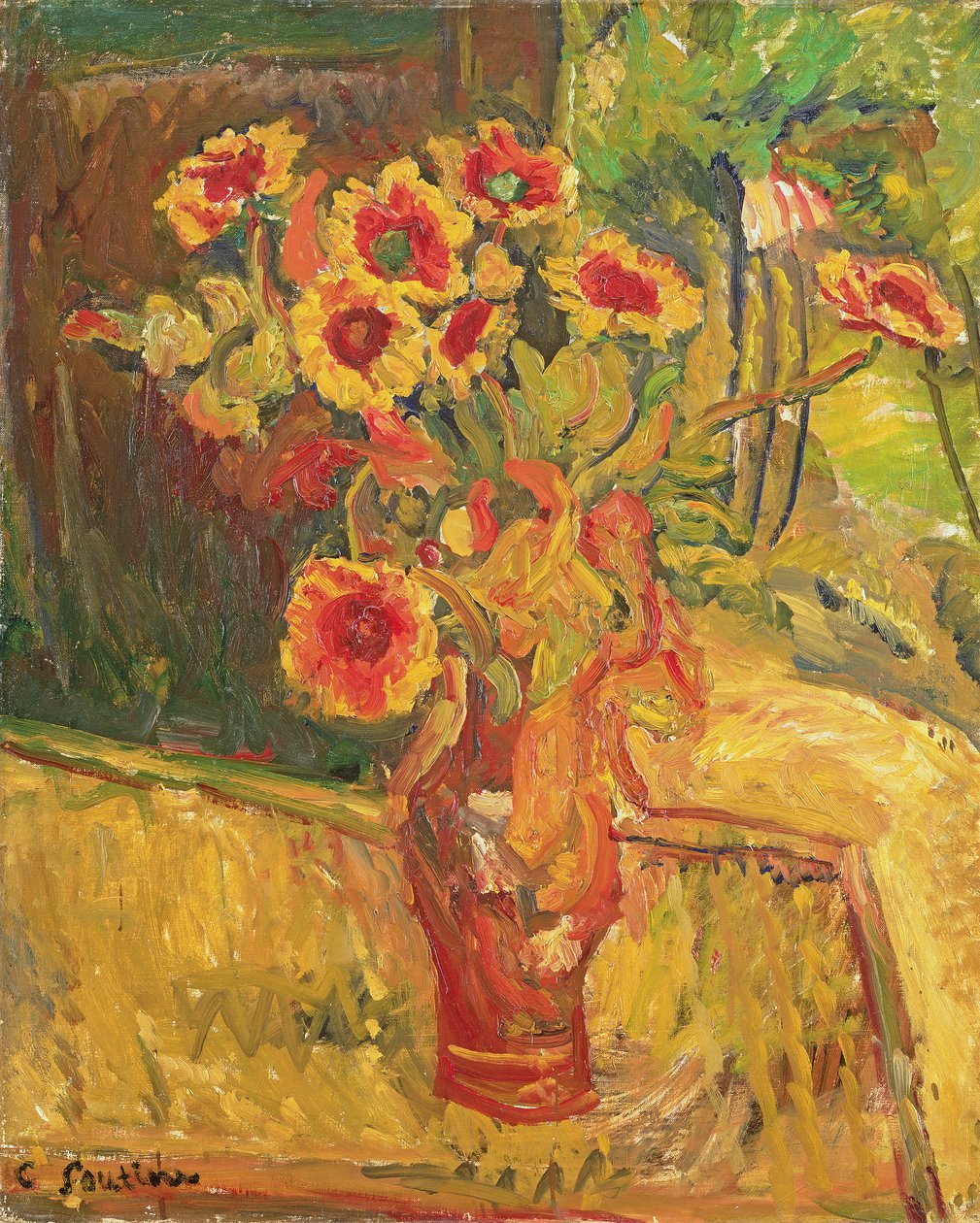 Kawałek kwiatu autorstwa Chaim Soutine