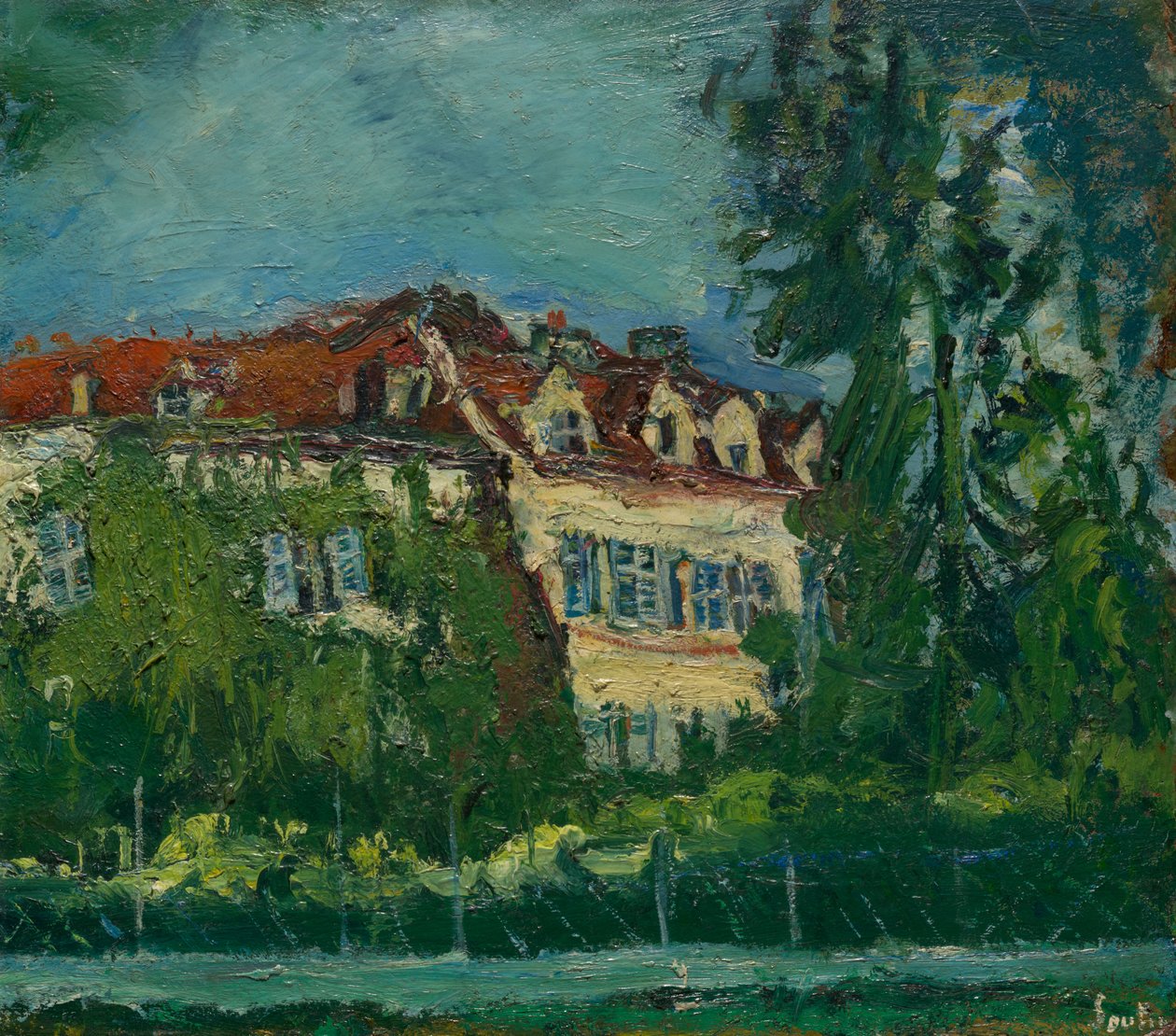 Landschaft mit Haus autorstwa Chaim Soutine