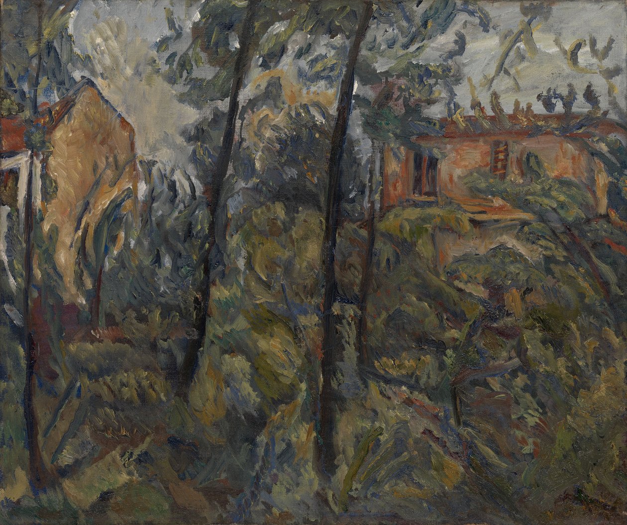 Pejzaż z domami, ok. 1930 r. 1918 autorstwa Chaim Soutine