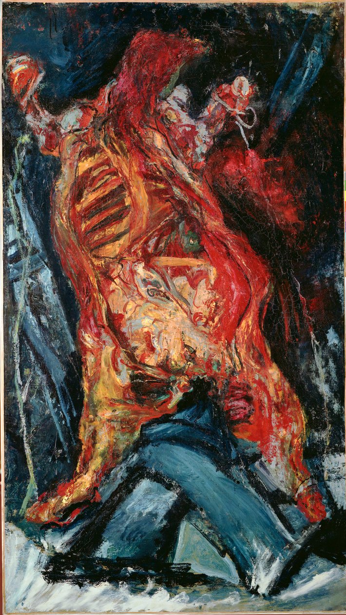 Le Boeuf Ecorche (olej na płótnie) autorstwa Chaim Soutine