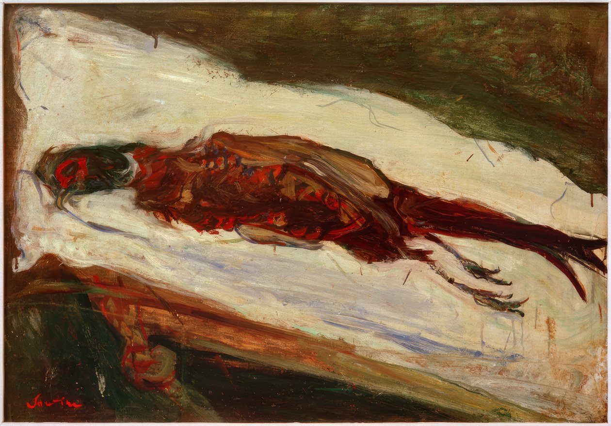 Martwy bażant (Toter Fasan) autorstwa Chaim Soutine