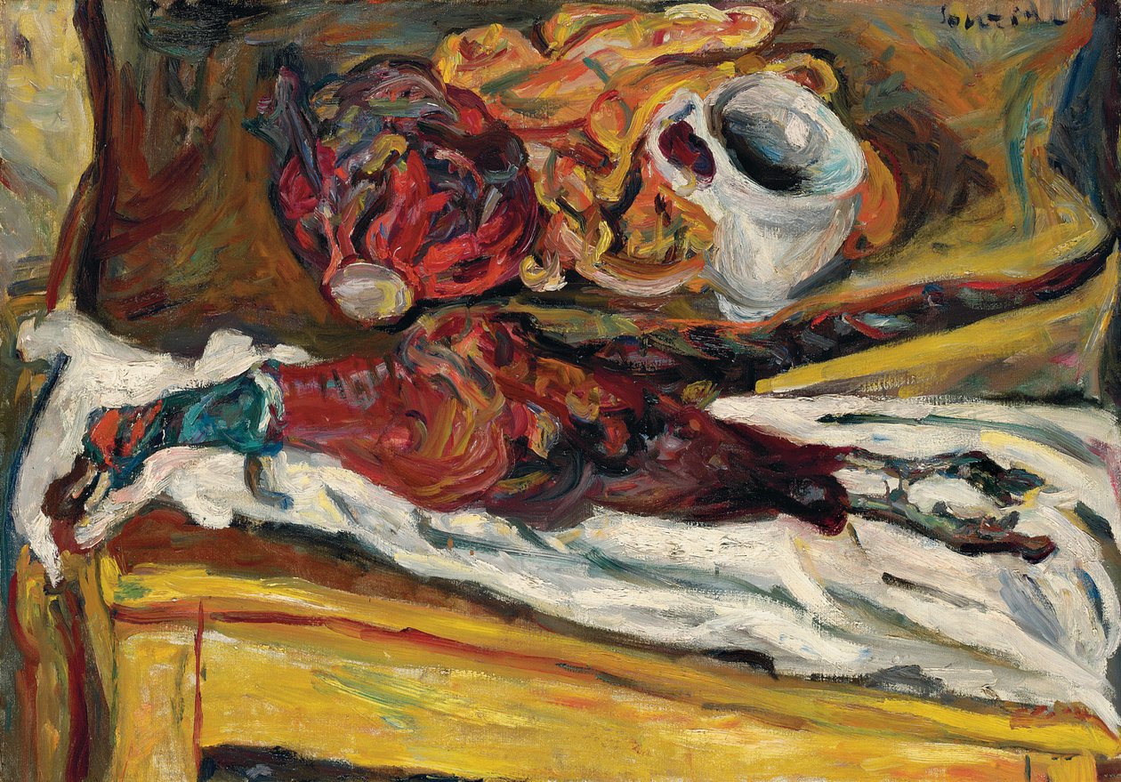 Bażant z Kapustą; Bażant Kapusta, 1926-1927 autorstwa Chaim Soutine
