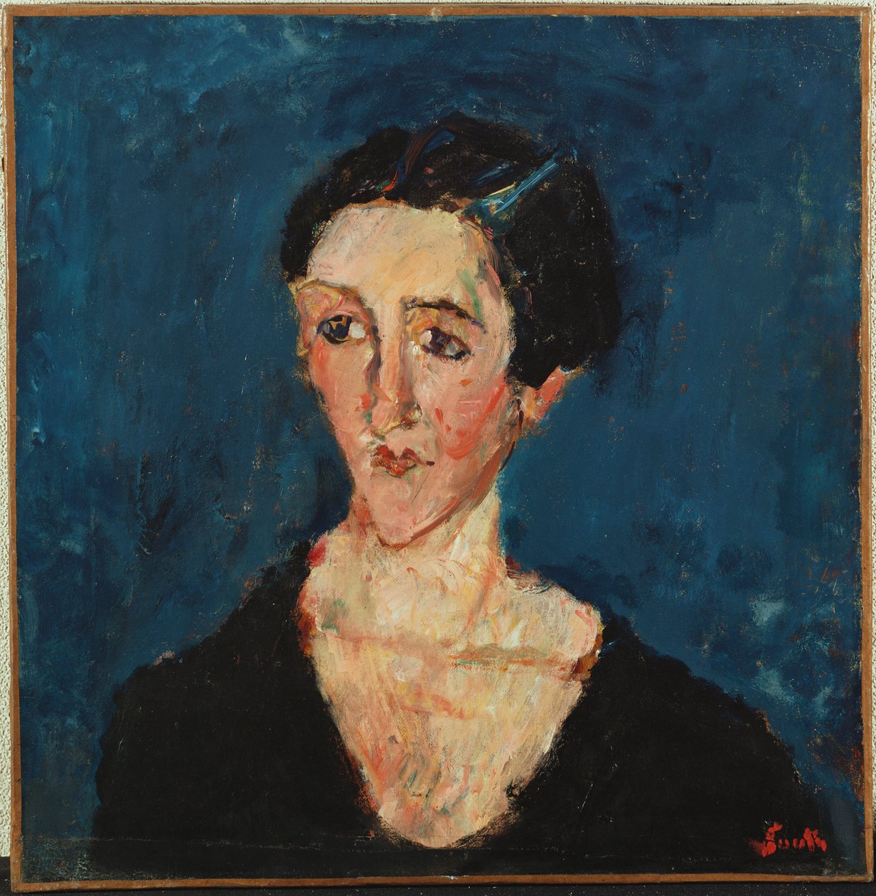 Portret Madalaine Castaing, ok. 1928 autorstwa Chaim Soutine