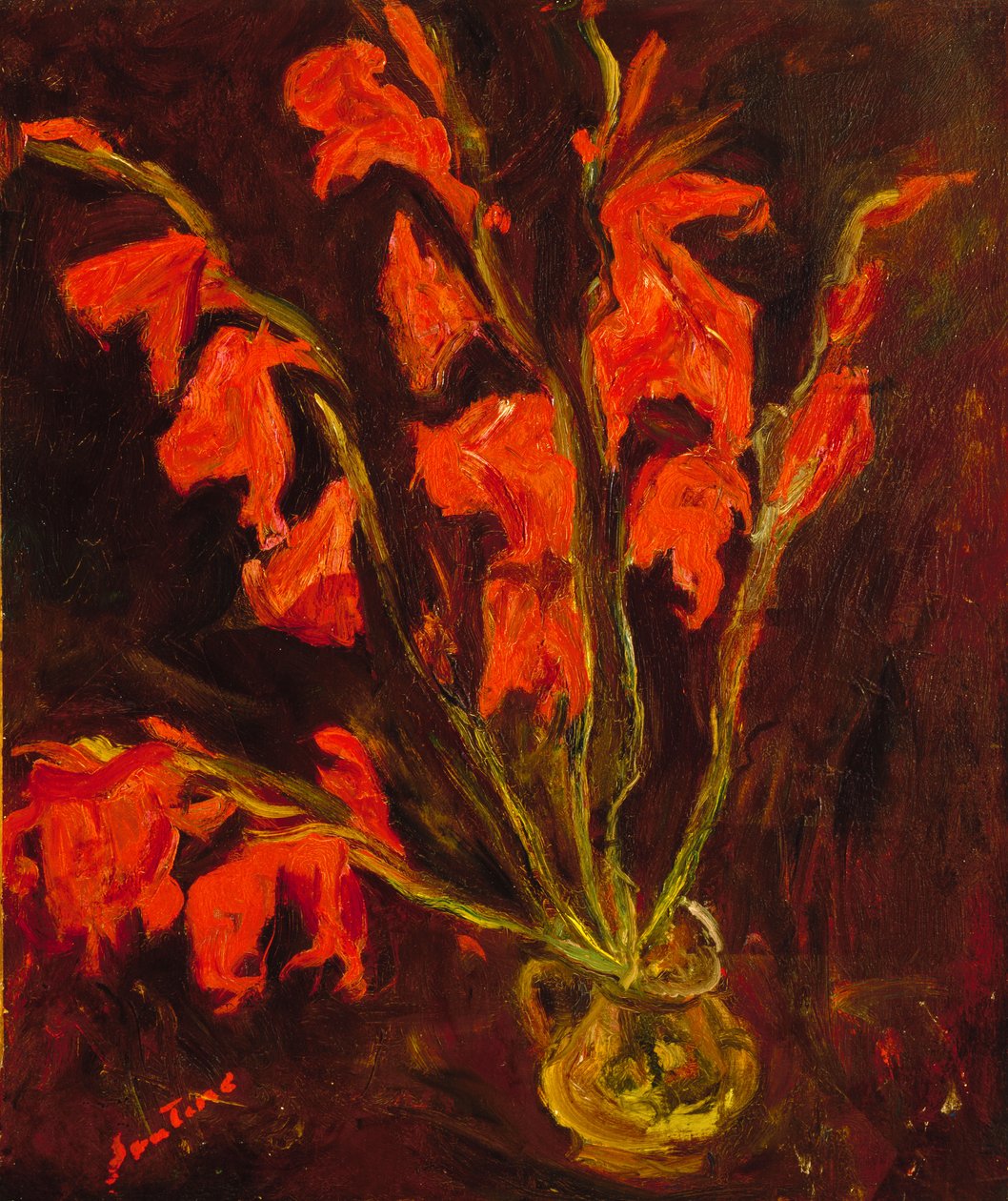 Czerwone mieczyki, ok. 1919 autorstwa Chaim Soutine