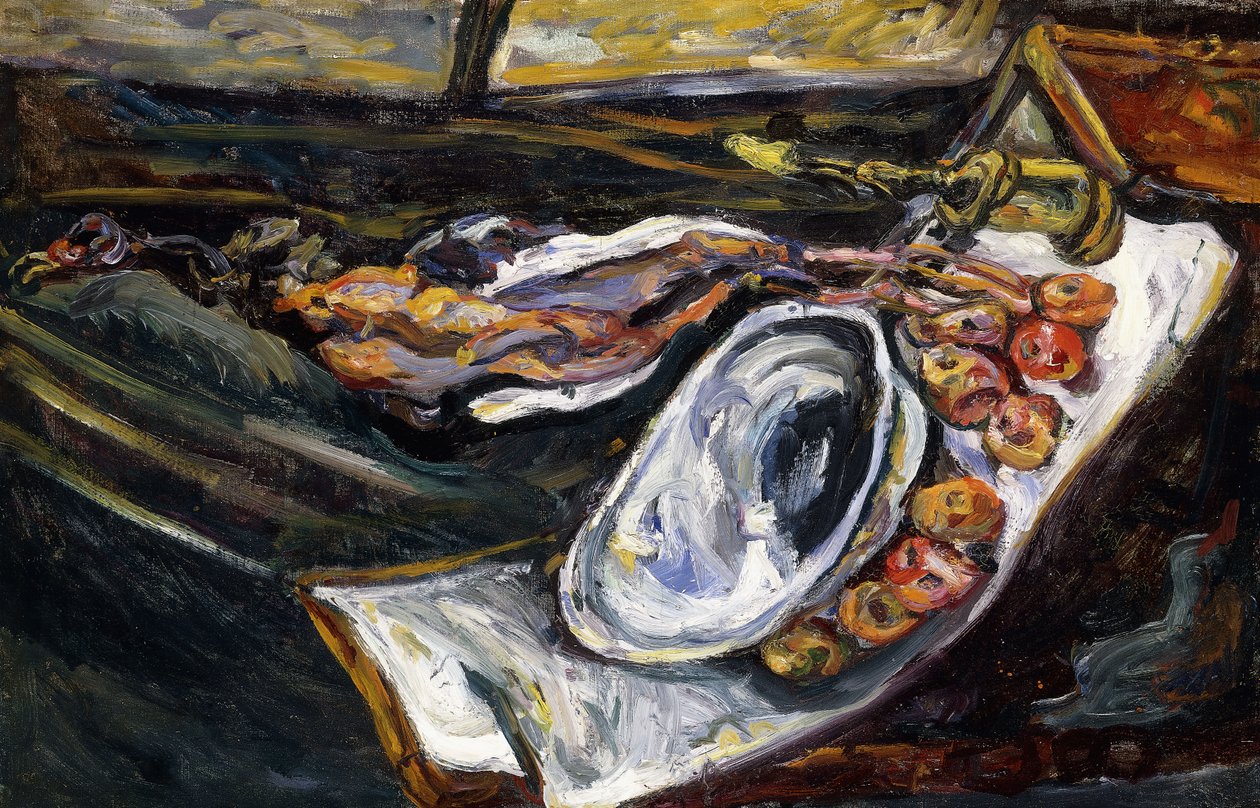 Martwa natura z bażantem; Natura Morte au Faisan, 1918 autorstwa Chaim Soutine