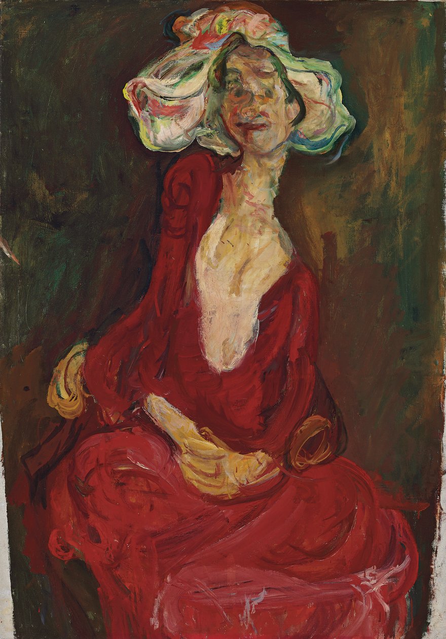 Wielki Kapelusz; Wielki Kapelusz, 1923-1924 autorstwa Chaim Soutine