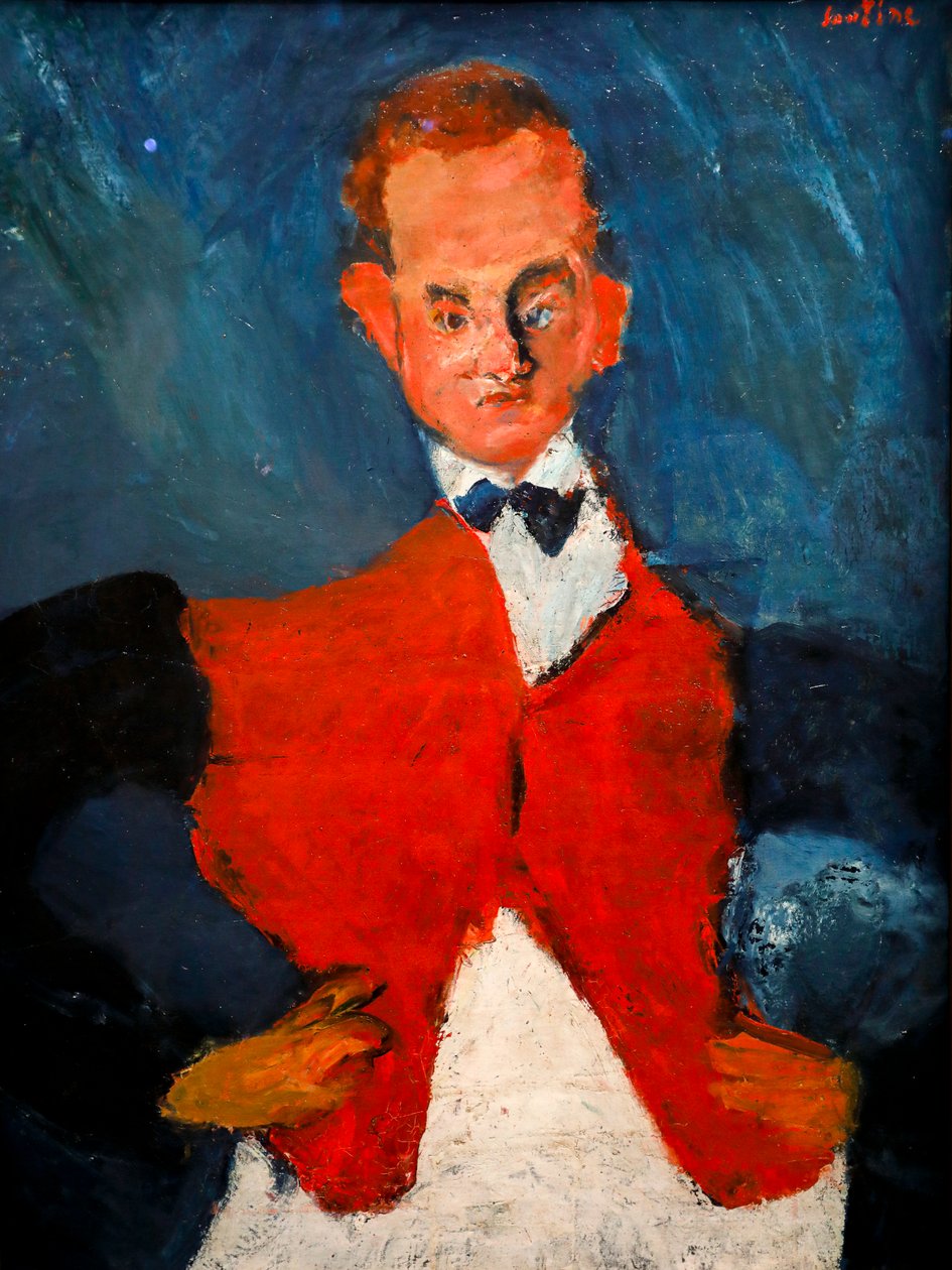 Kelner obsługujący pokój autorstwa Chaim Soutine
