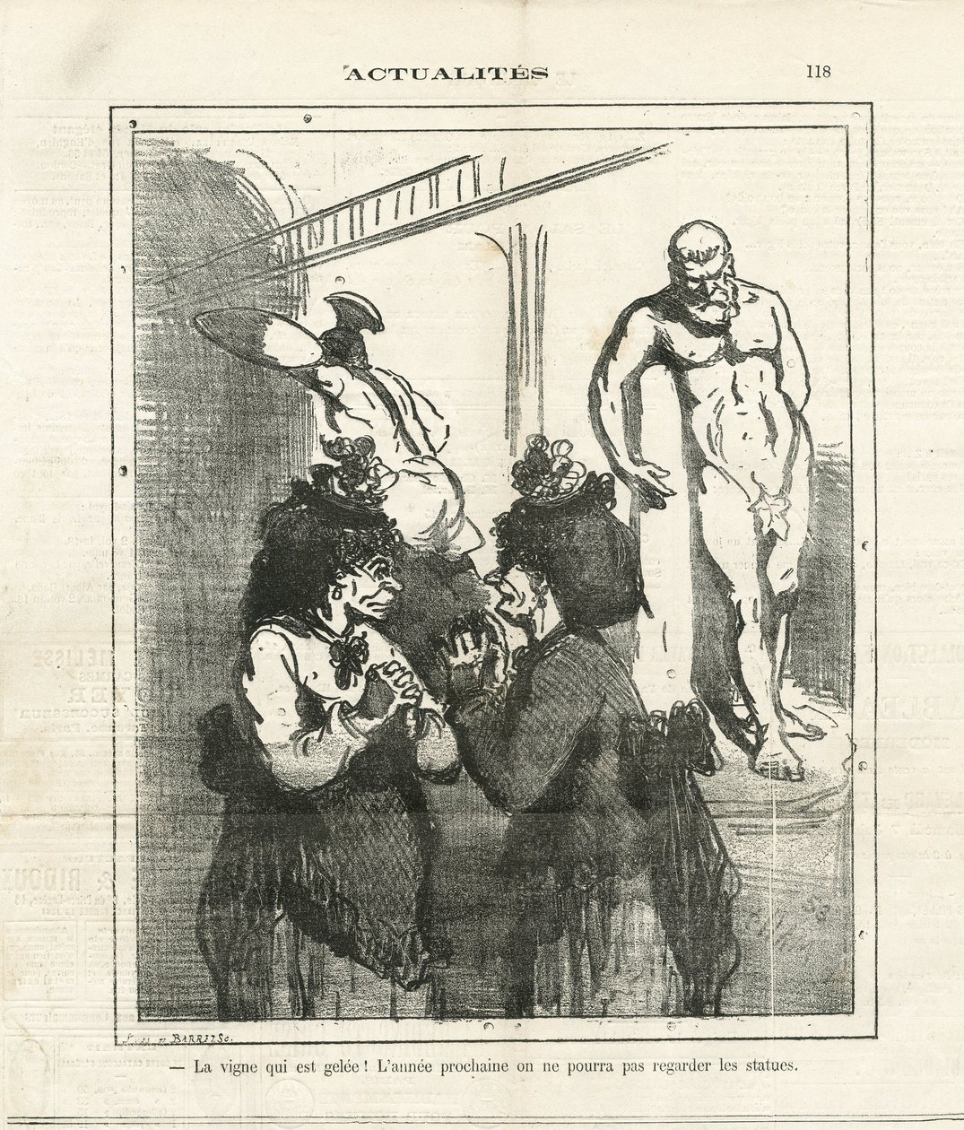 Ilustracja Chama (1819-1879) w The Charivari autorstwa Amédée de Noé