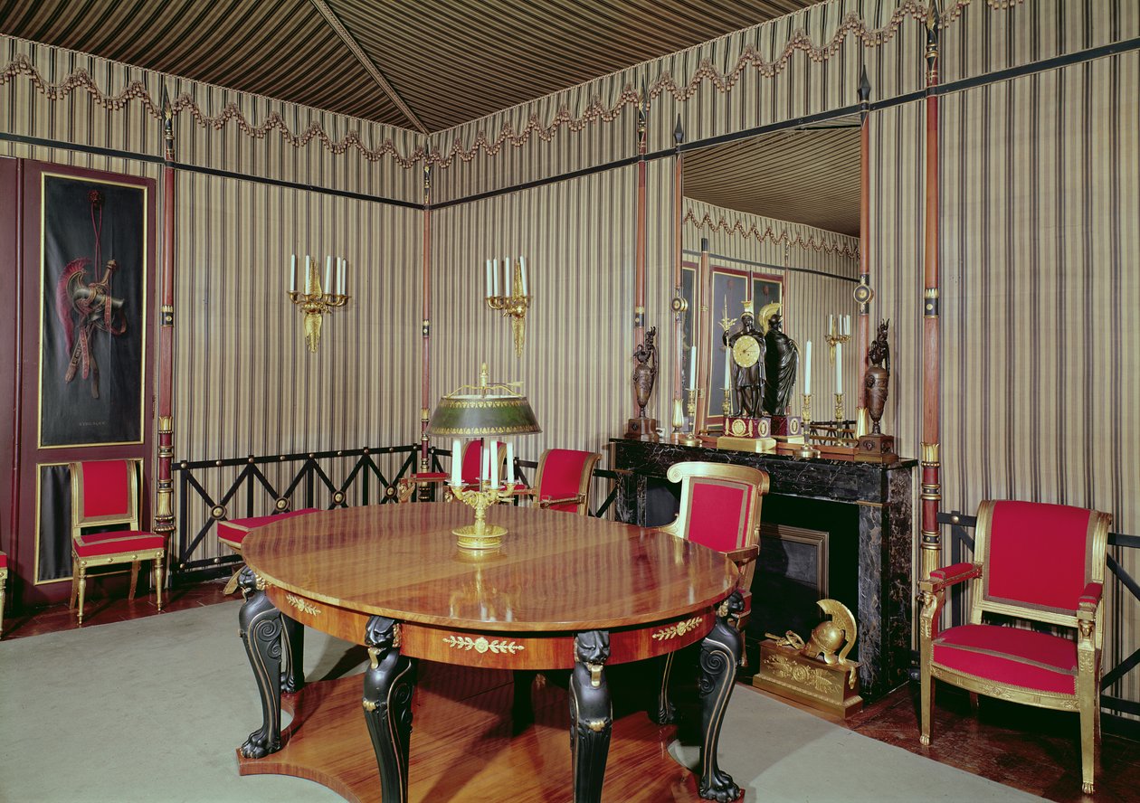 Sala posiedzeń, utworzona w 1800 r autorstwa Charles Percier