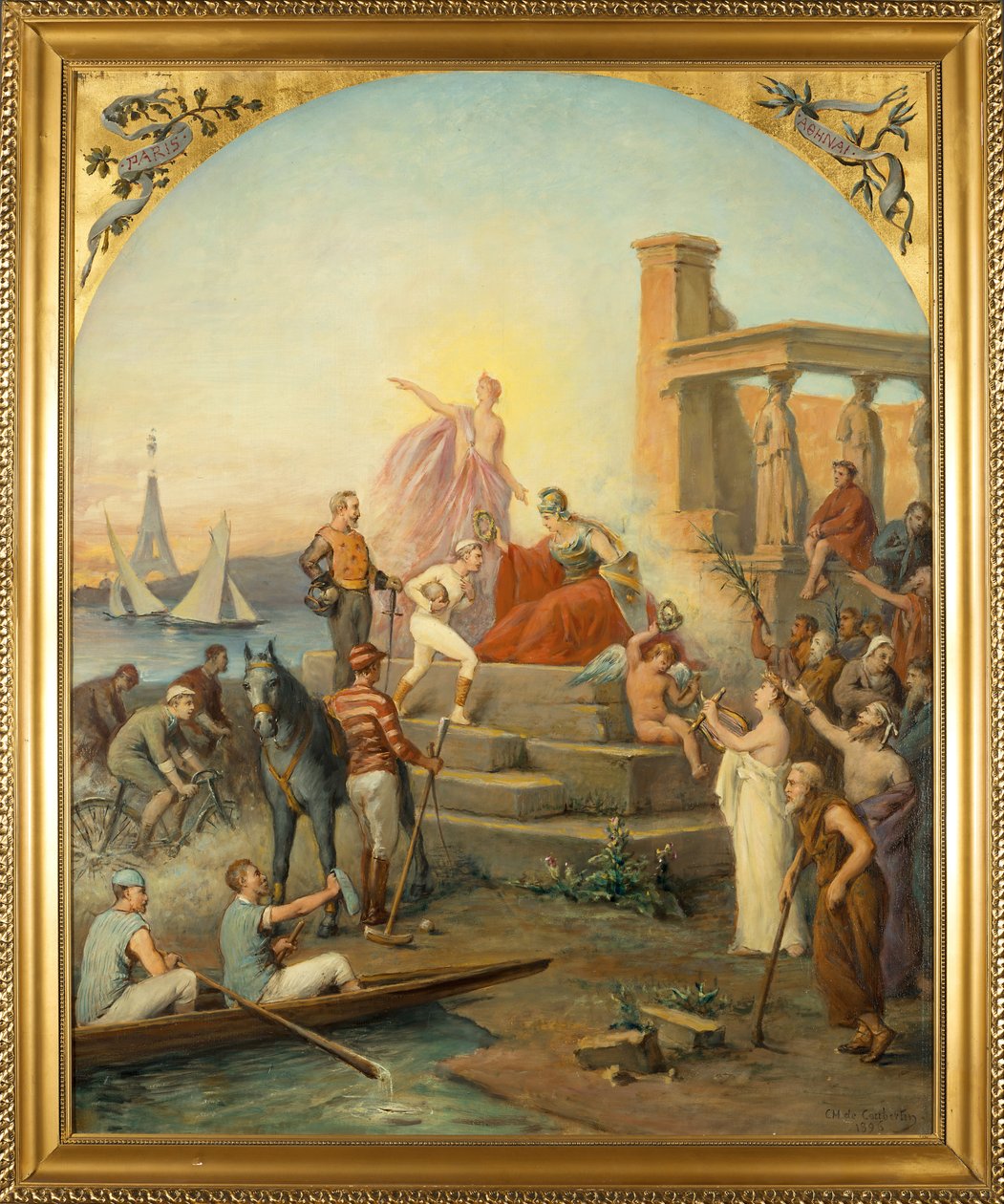 Alegoria do sportu autorstwa Charles Louis Fredy de Coubertin