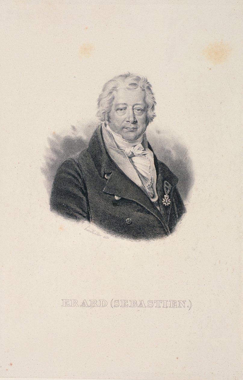 Sebastien Erard (1752-1831) 1830 autorstwa Charles Achille D