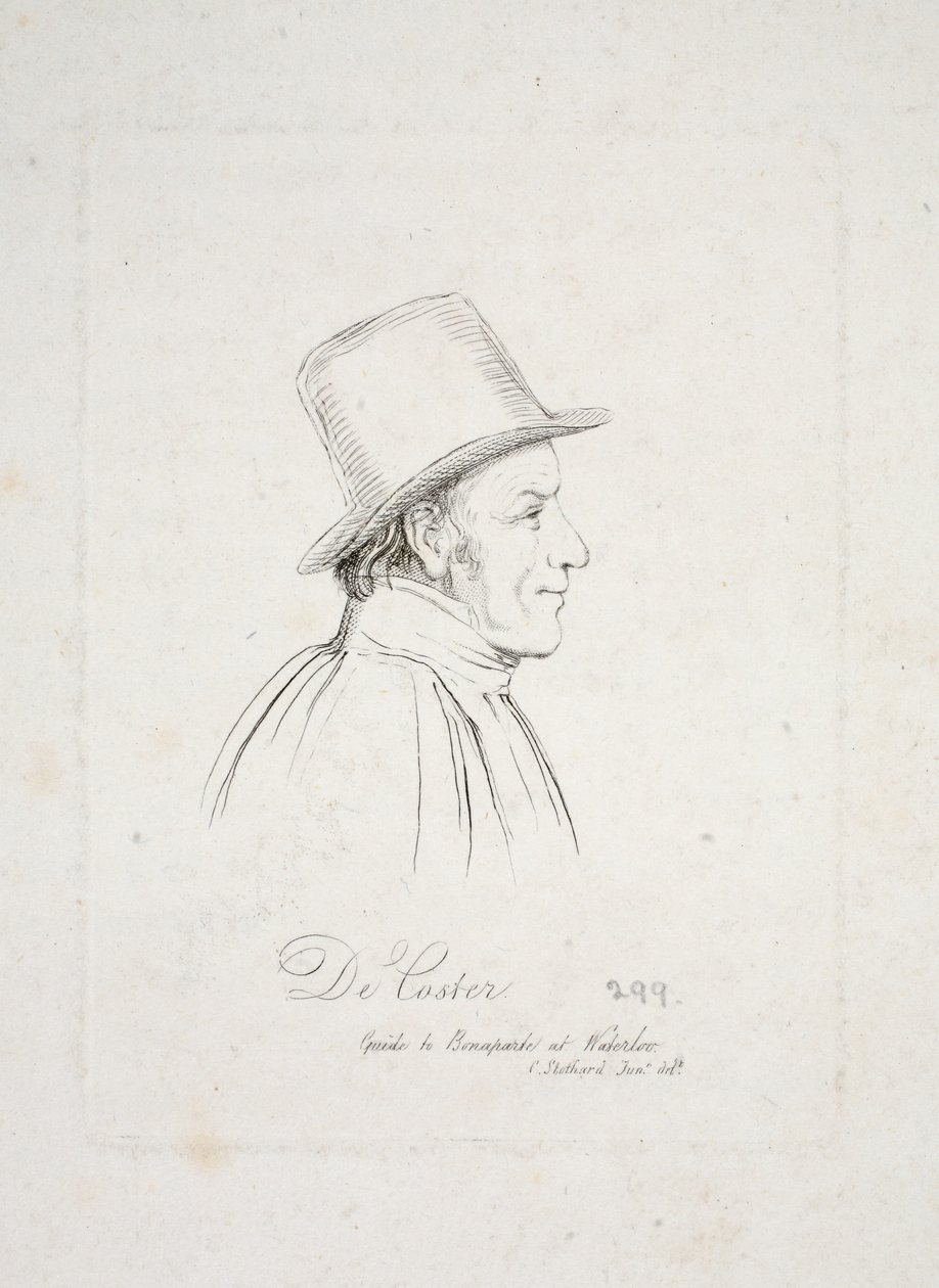De Coster, przewodnik po Bonaparte w Waterloo autorstwa Charles Alfred Stothard