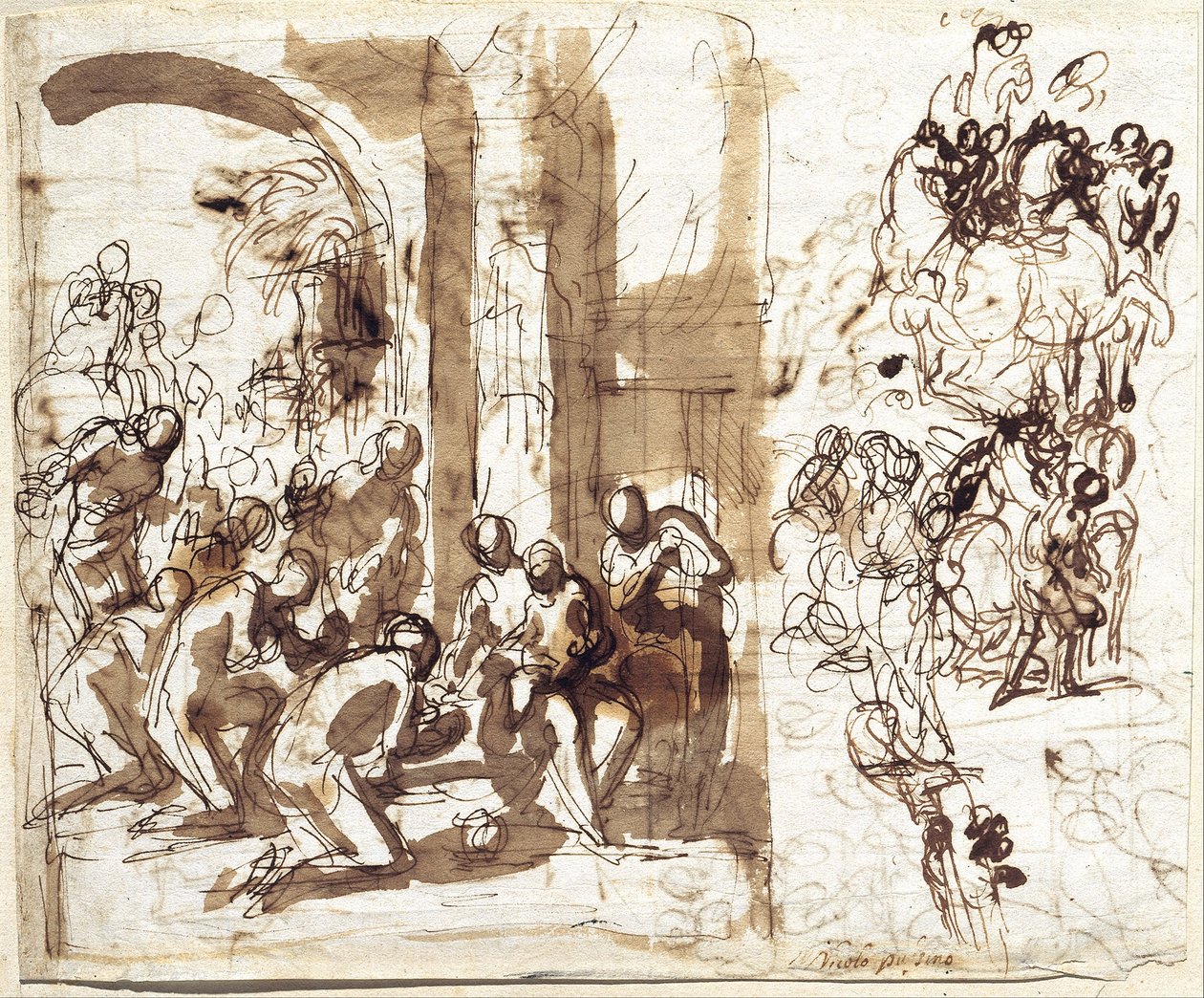 Pokłon Trzech Króli autorstwa Charles Alphonse Dufresnoy