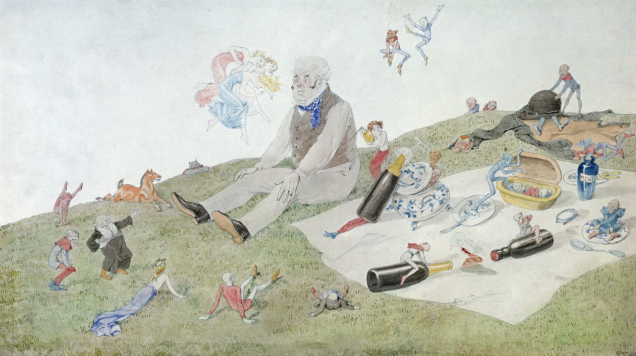 Zaczarowany piknik, 1882 autorstwa Charles Altamont Doyle
