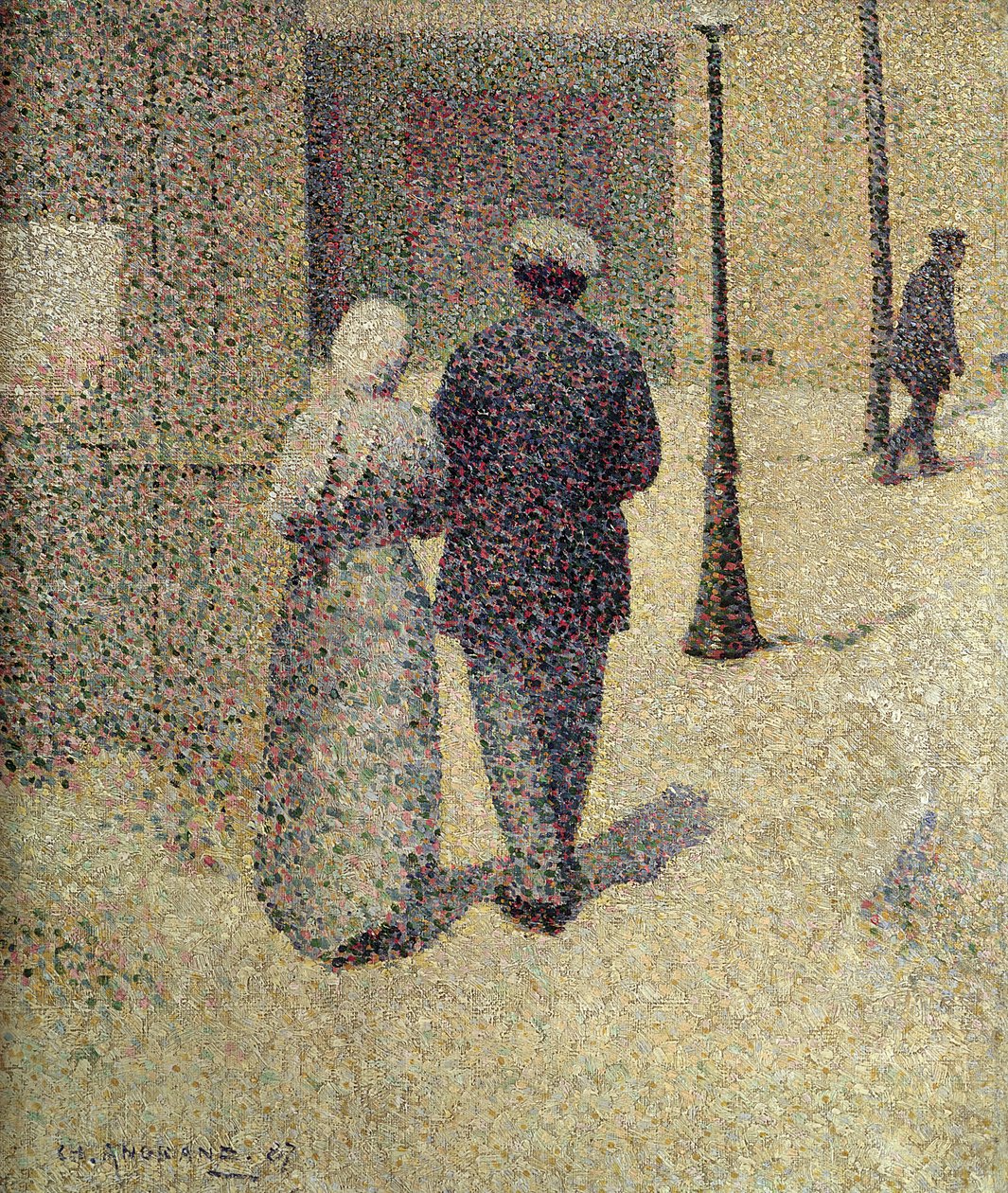 Para na ulicy, 1887 autorstwa Charles Angrand