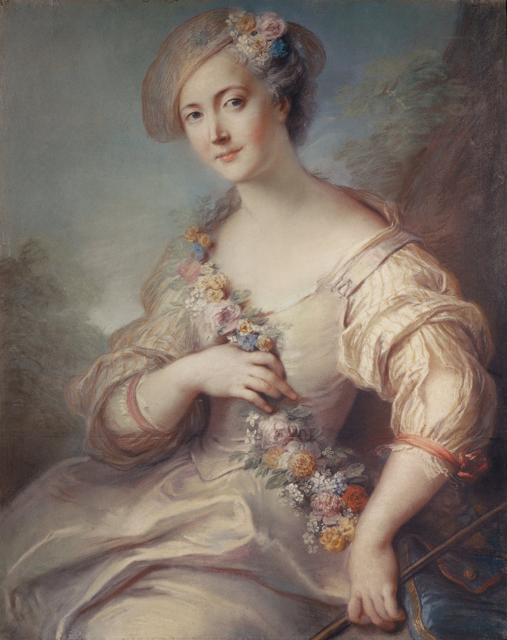 Markiza de Beuvron (pastel) autorstwa Charles Antoine Coypel