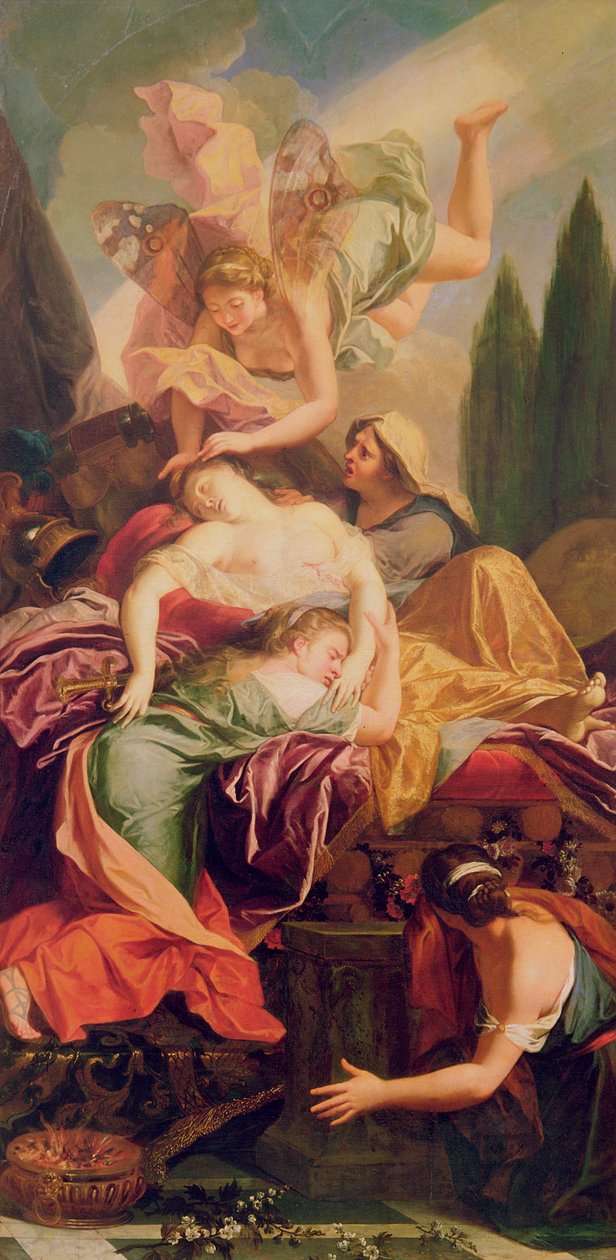 Śmierć Dydony autorstwa Charles Antoine Coypel