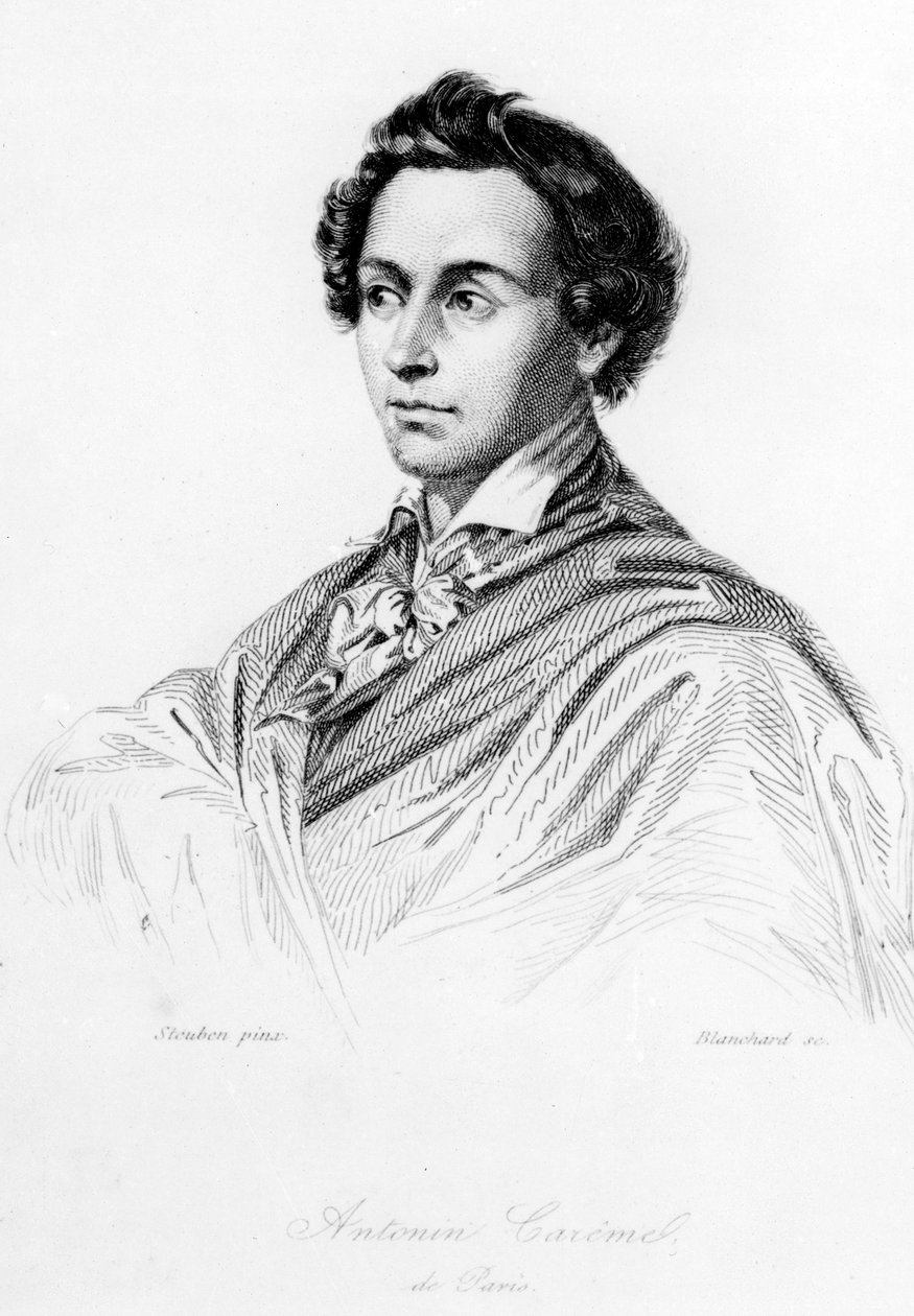 Marie-Antoine Careme, frontispis do "l