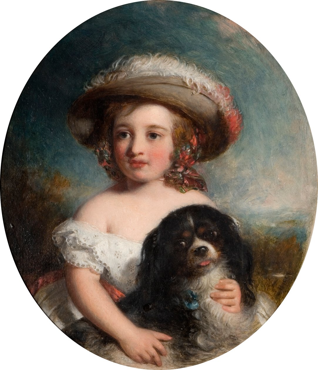Kochaj mnie, kochaj mojego psa, 1853 autorstwa Charles Baxter