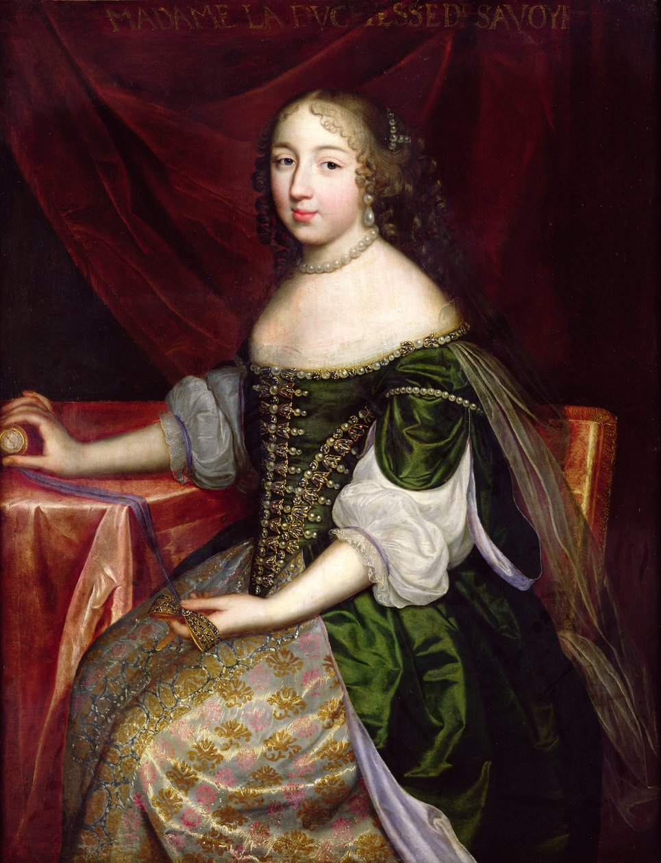 Księżna Sabaudii (prawdopodobnie Krystyna Francji) autorstwa Charles Beaubrun