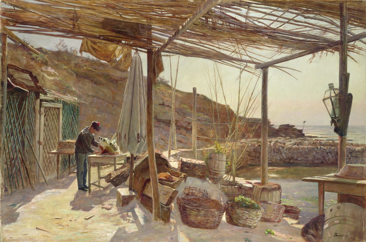 Magazyn w Ciotat, przed 1903 autorstwa Charles Beauverie