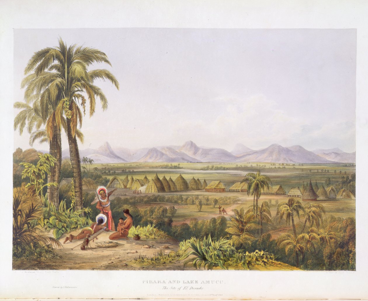 Pirara i jezioro Amucu, miejsce El Dorado, z 