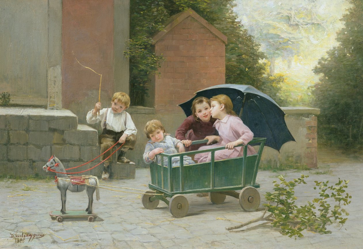Przejażdżka Powozem, 1888 autorstwa Charles Bertrand D