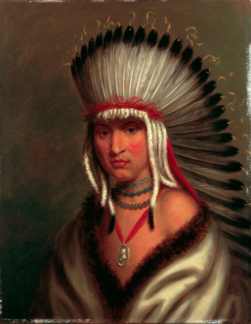 Petalesharro (szczodry szef), Pawnee autorstwa Charles Bird King