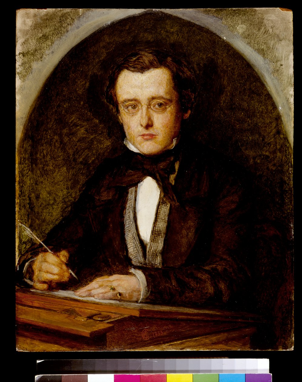 Portret Wilkie Collins (1824-89) 1853 autorstwa Charles Collins