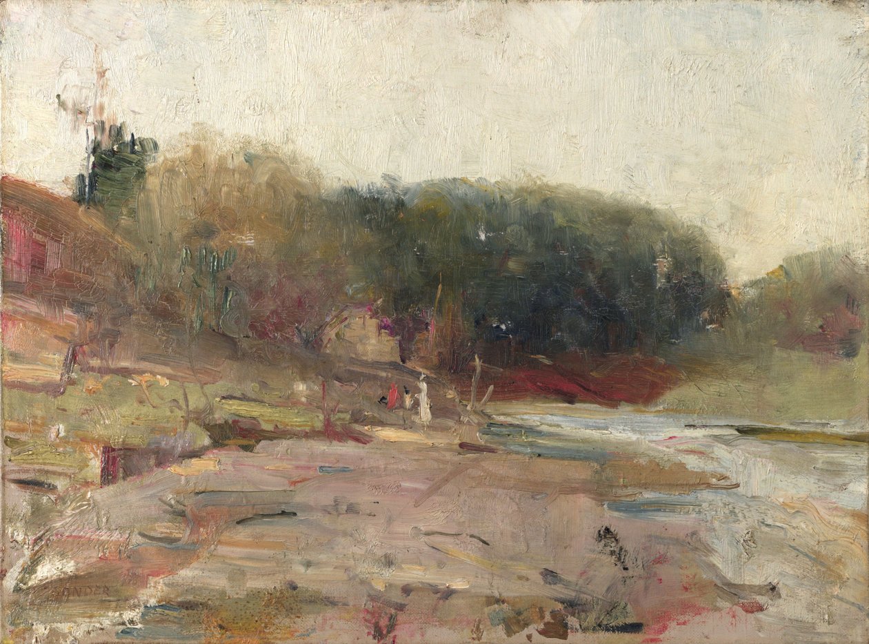 Nad rzeką Yarra, niedaleko Heidelbergu, Victoria autorstwa Charles Edward Conder