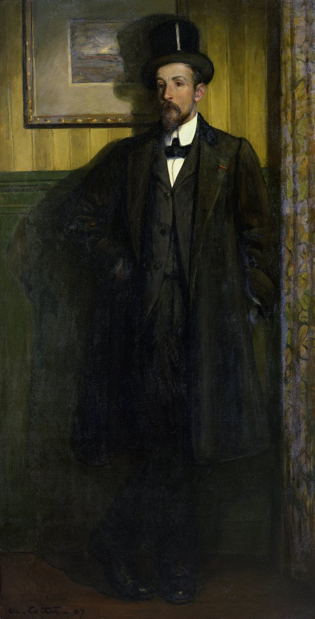 Portret Luciena Simona (1864-1945) 1907 autorstwa Charles Cottet