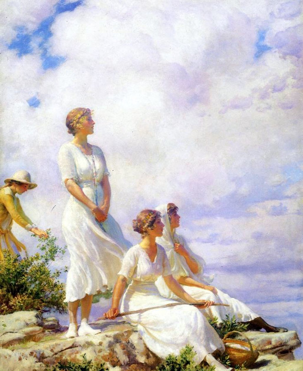 Letnie chmury, 1917 autorstwa Charles Courtney Curran