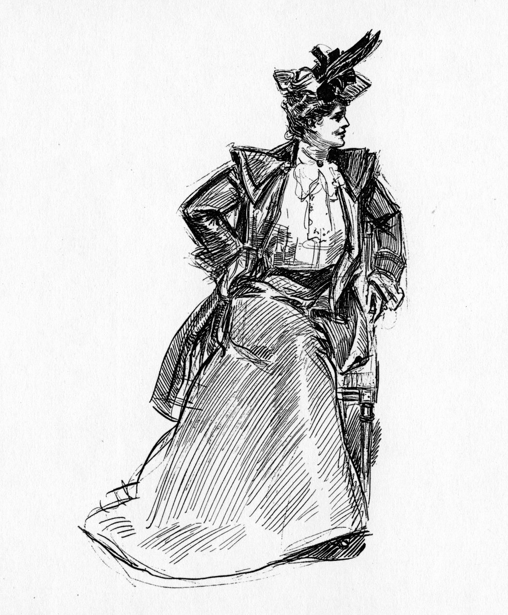Dziewczyna Gibsona, ok. 1902 r. autorstwa Charles Dana Gibson
