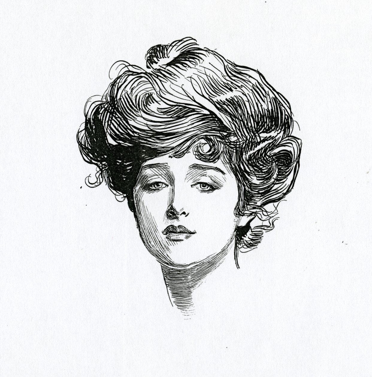 Dziewczyna Gibsona, ok.1902 autorstwa Charles Dana Gibson