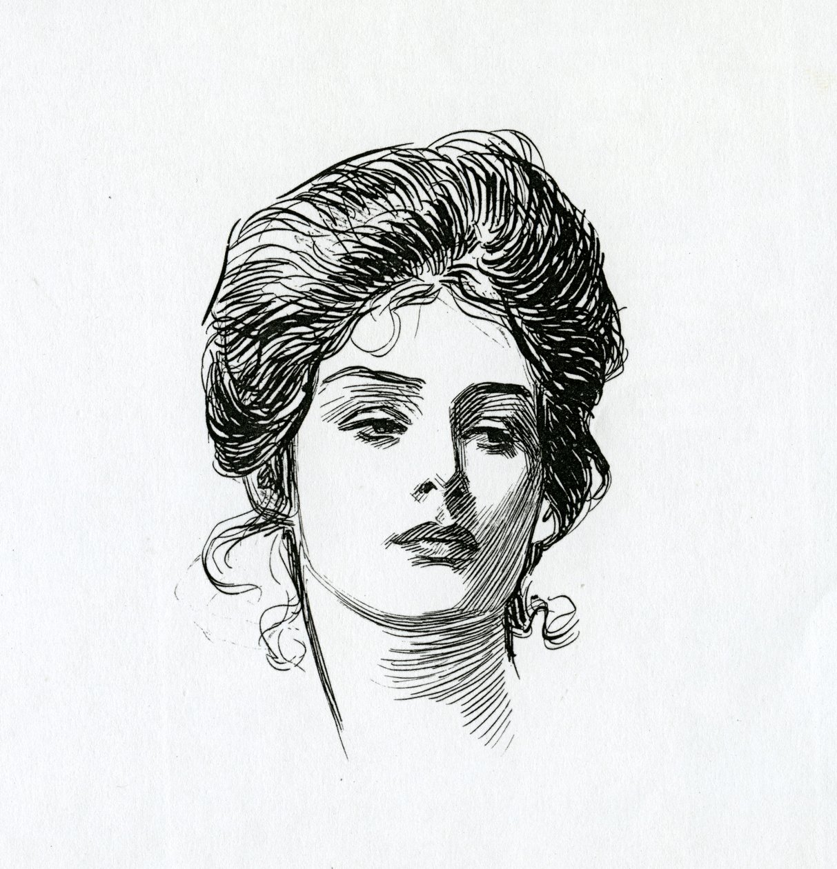 Dziewczyna Gibsona, ok.1902 autorstwa Charles Dana Gibson