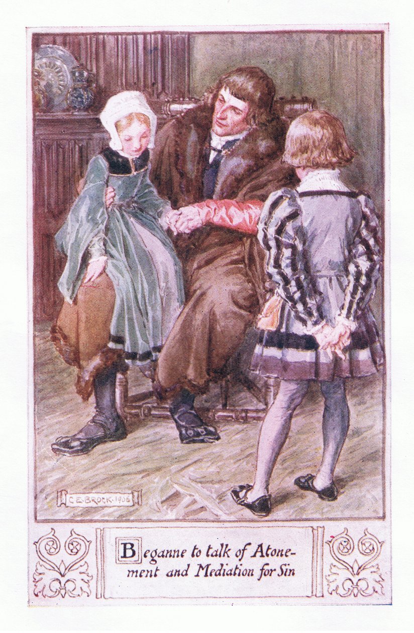 Zacząłem mówić o pokucie i medytacji za grzech autorstwa Charles Edmund Brock