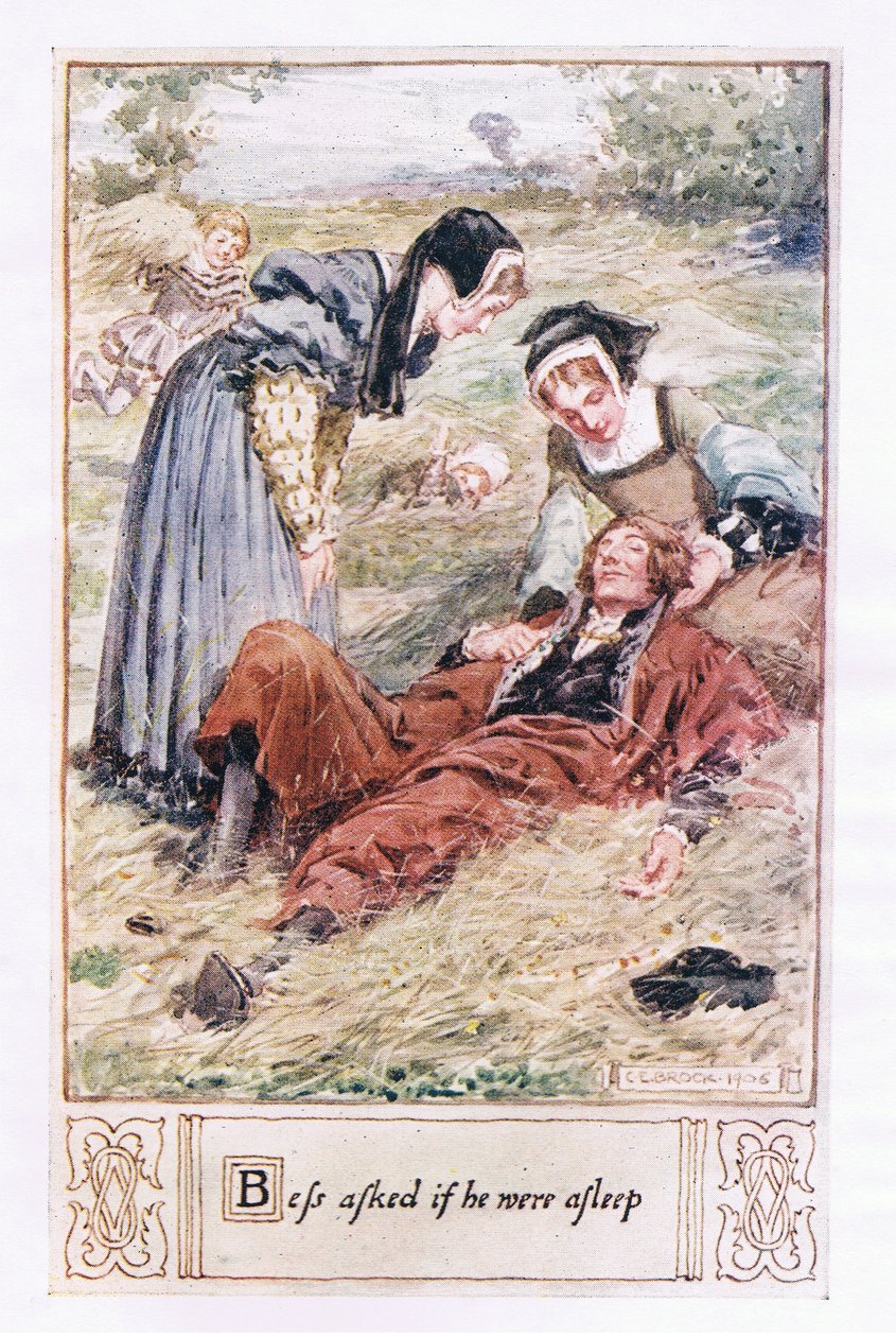 Bess zapytała, czy śpimy autorstwa Charles Edmund Brock