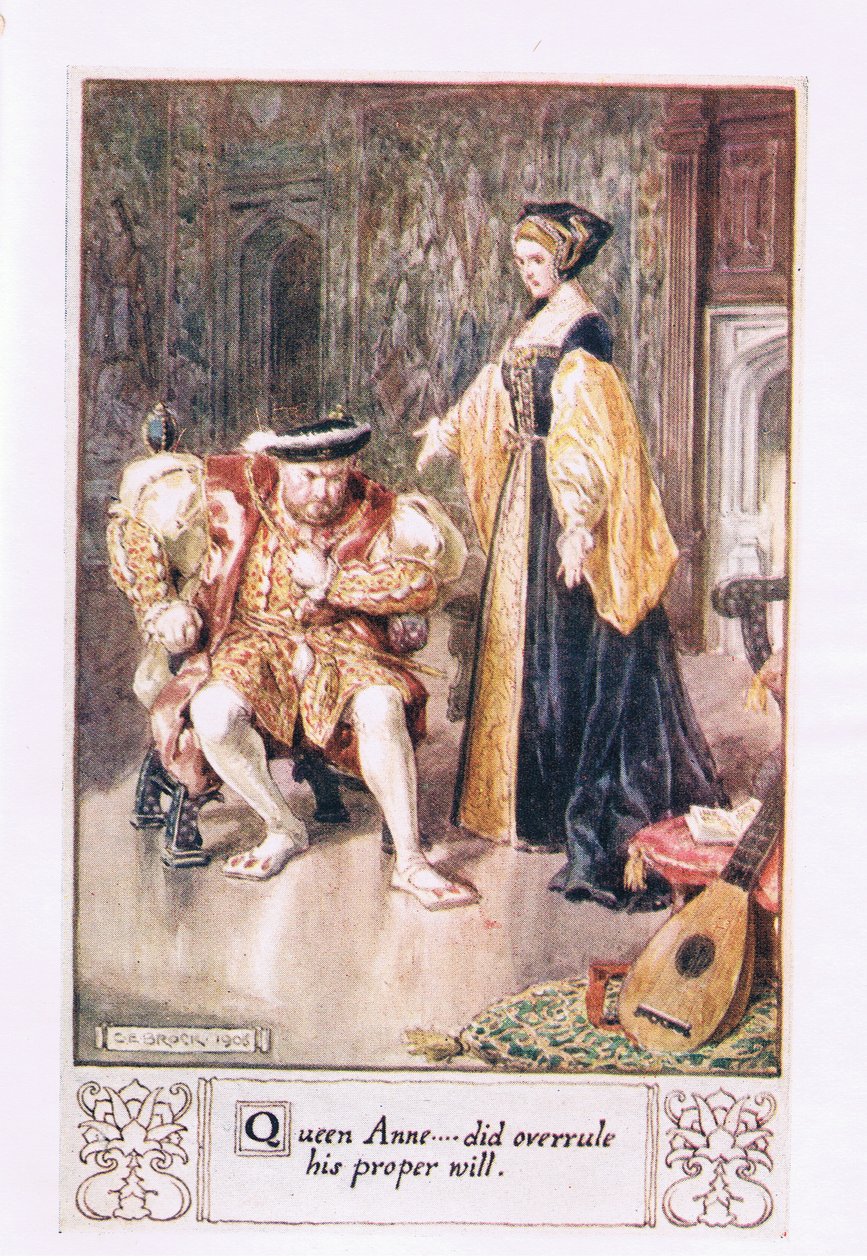 Królowa Anna unieważniła jego właściwą wolę autorstwa Charles Edmund Brock
