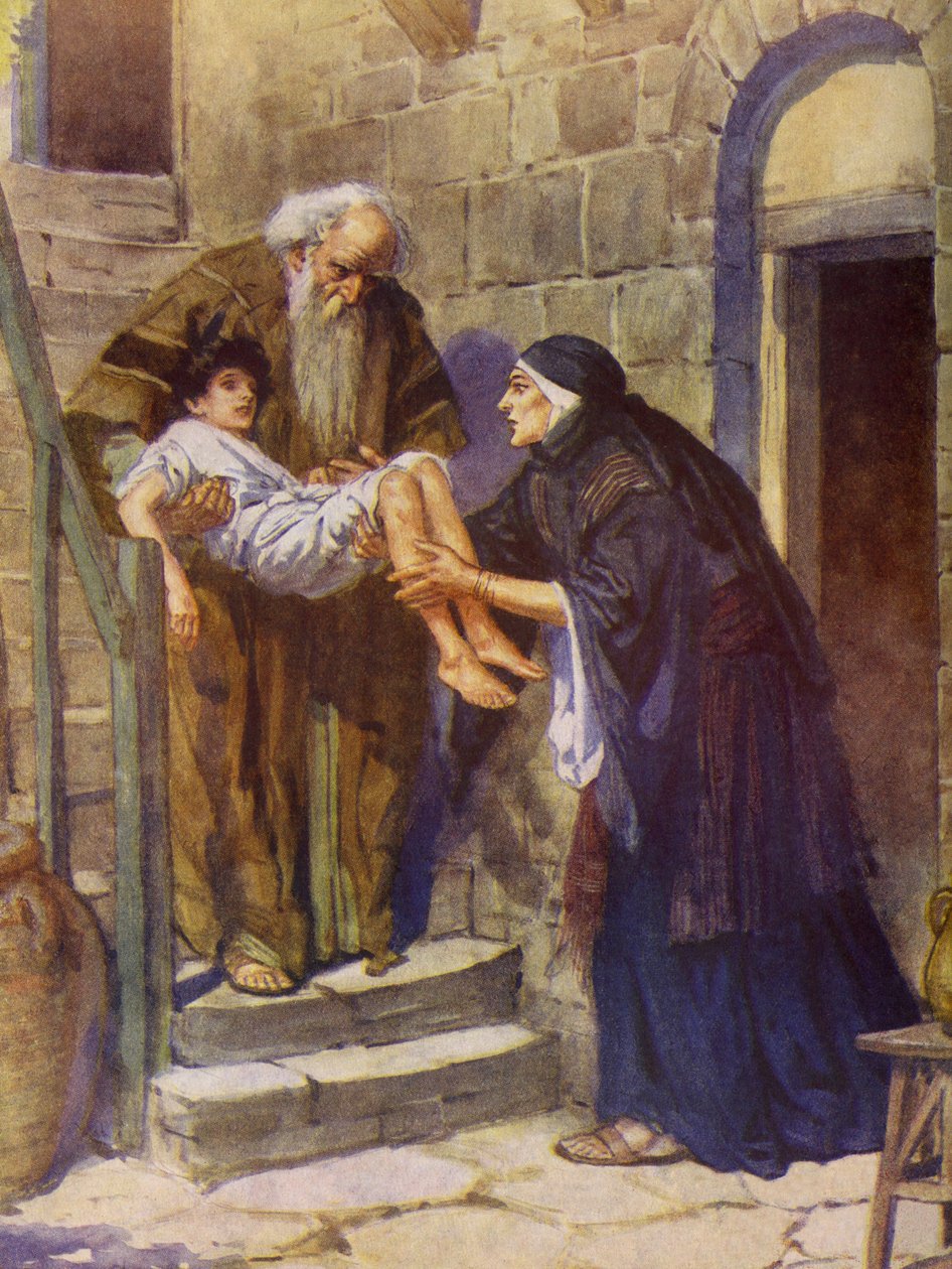 Widzisz, powiedział Eliasz, twój syn, żyje autorstwa Charles Edmund Brock