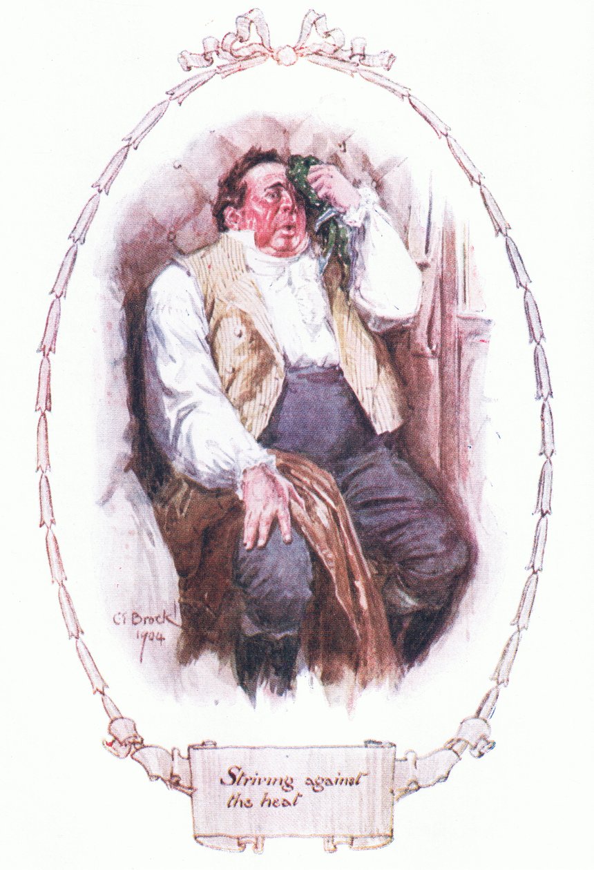 Walcząc z upałem autorstwa Charles Edmund Brock