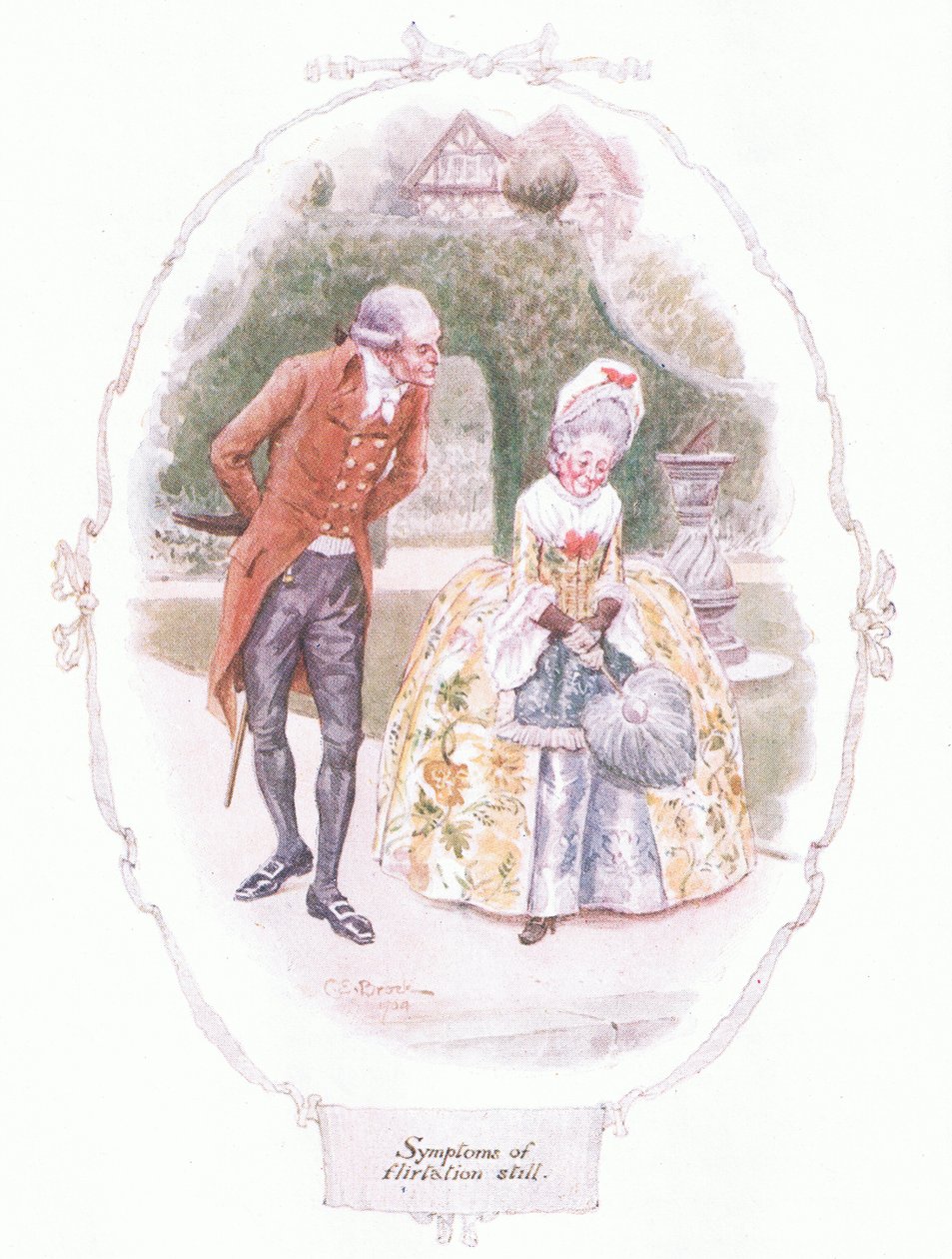 Objawy flirtu nadal autorstwa Charles Edmund Brock