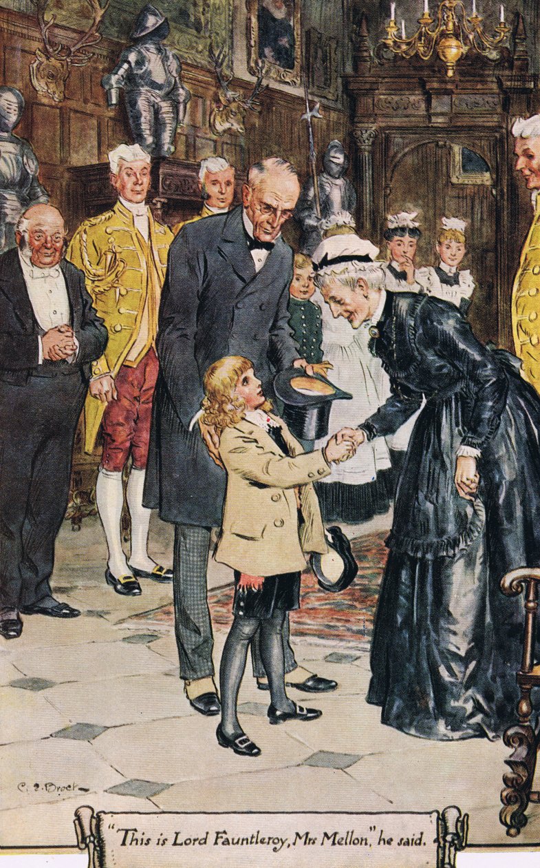 „To jest lord Fauntleroy, pani Mellon”, 1936 autorstwa Charles Edmund Brock