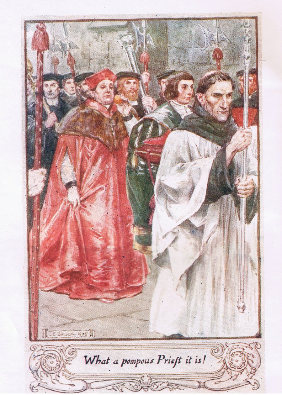 Jaki to pompatyczny ksiądz autorstwa Charles Edmund Brock