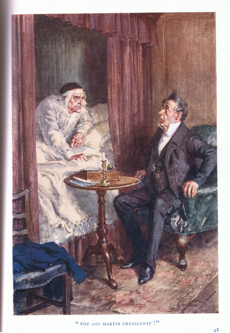 Jesteś Martinem Chuzzlewitem! autorstwa Charles Edmund Brock