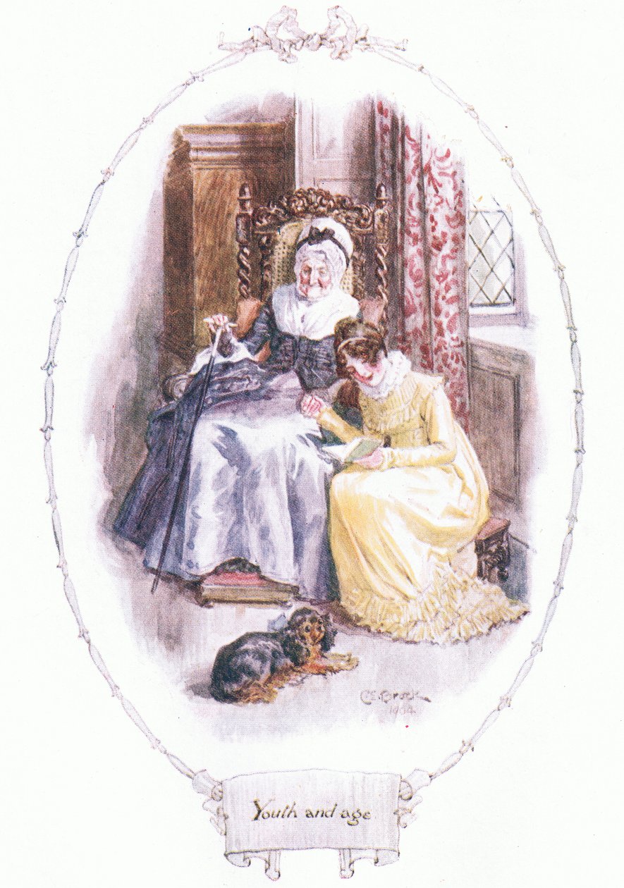 Młodość i wiek autorstwa Charles Edmund Brock