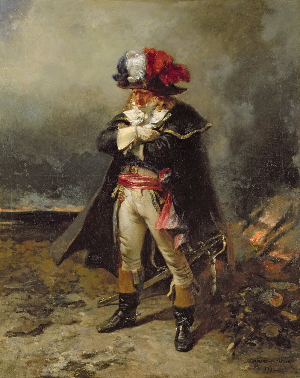 Portret przypuszczalnie Lazare Carnot (1753-1823) 1872 autorstwa Charles Edouard Armand Dumaresq
